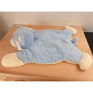 Vintage Jerry Elsner Plush Pajama Bag NEW Bear Blue Velvet Touch Buddy #725 RARE